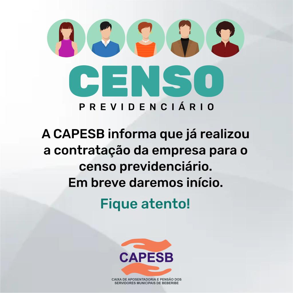 Informativo Censo Previdenciário